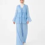 Soft Ruffle Layered Set