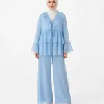 Soft Ruffle Layered Set