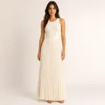 Pleated Maxi Skirt