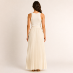 Pleated Maxi Skirt