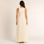 Pleated Maxi Skirt