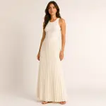 Pleated Maxi Skirt