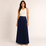 Pleated Maxi Skirt