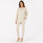 Shimmer Trim Long Top