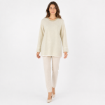 Shimmer Trim Long Top