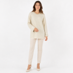 Shimmer Trim Long Top