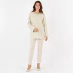 Shimmer Trim Long Top