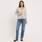 Cable Knit Button Cardigan