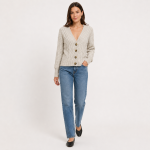 Cable Knit Button Cardigan
