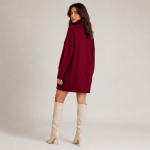 Oversized Knit Turtleneck Top