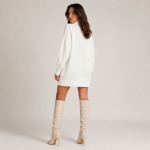 Oversized Knit Turtleneck Top