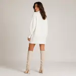 Oversized Knit Turtleneck Top