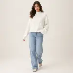 Bow Detail Cozy Knit Sweater