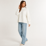 Bow Detail Cozy Knit Sweater
