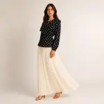 Polka Dot Tie-Waist Chemise