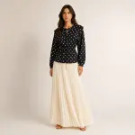 Polka Dot Tie-Waist Chemise