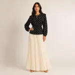 Polka Dot Tie-Waist Chemise