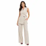 Tailored Wrap Vest Set