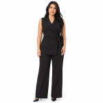 Tailored Wrap Vest Set