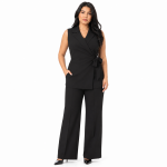 Tailored Wrap Vest Set