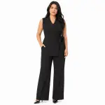 Tailored Wrap Vest Set