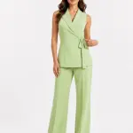 Tailored Wrap Vest Set