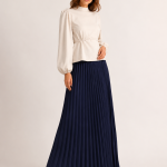 Puff Sleeve Waist Blouse