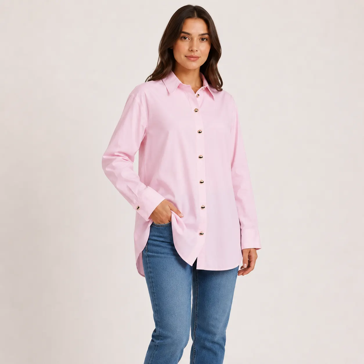 Everyday Button Chemise-2